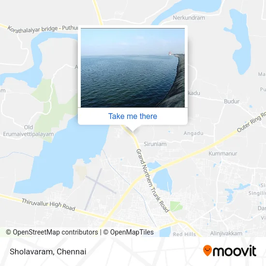 Sholavaram map