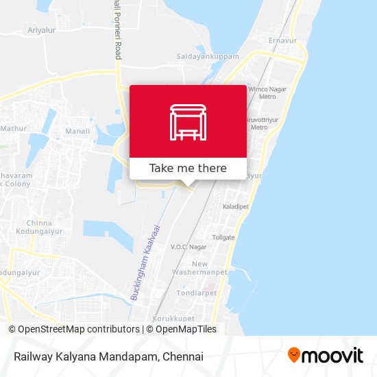 Railway Kalyana Mandapam map