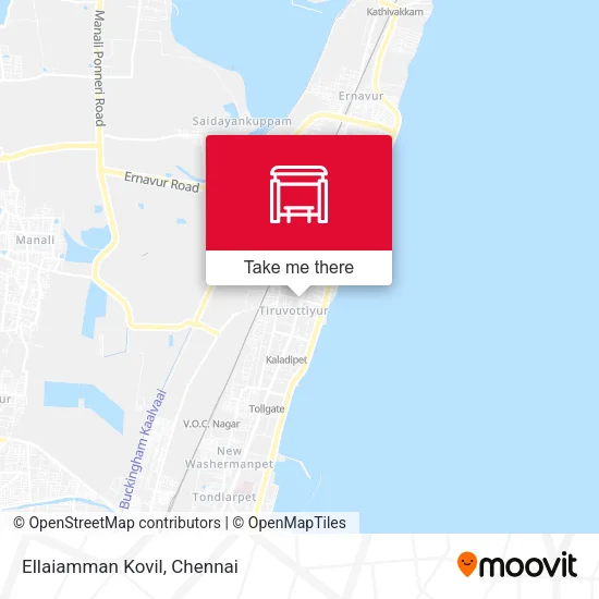 Ellaiamman Kovil map