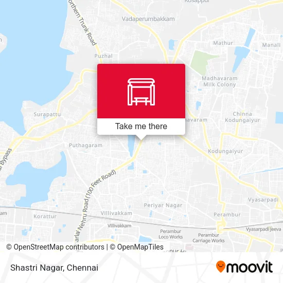 Shastri Nagar map