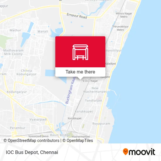 Ioc Bus Depot map