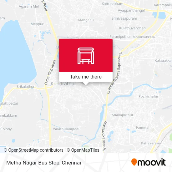 Metha Nagar Bus Stop map