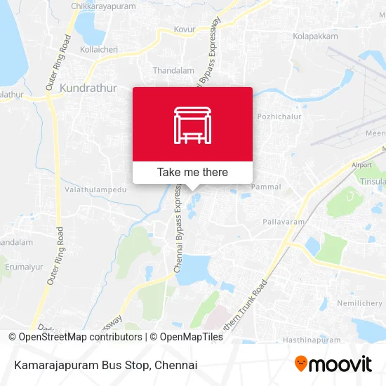 Kamarajapuram Bus Stop map