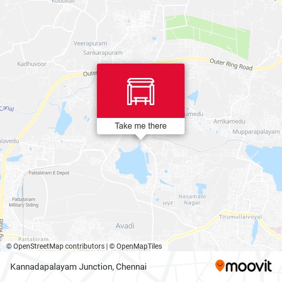 Kannadapalayam Junction map