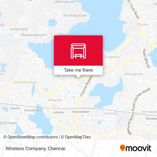 Wireless Company map