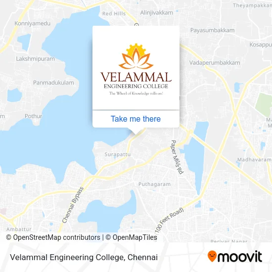 Velammal Engineering College map