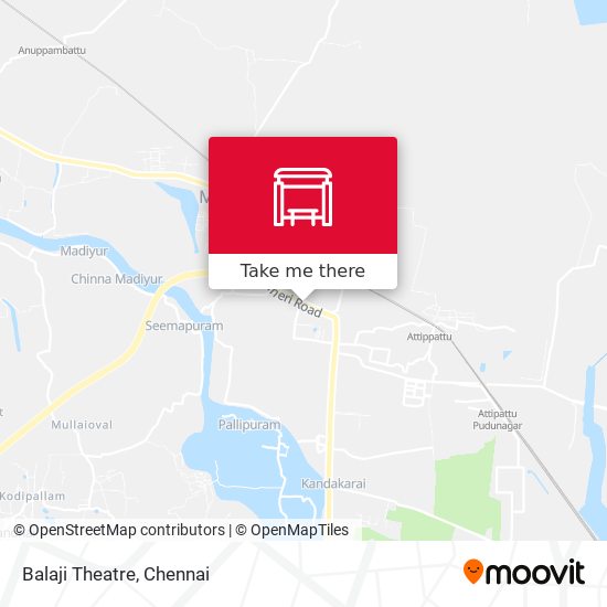 Balaji Theatre map