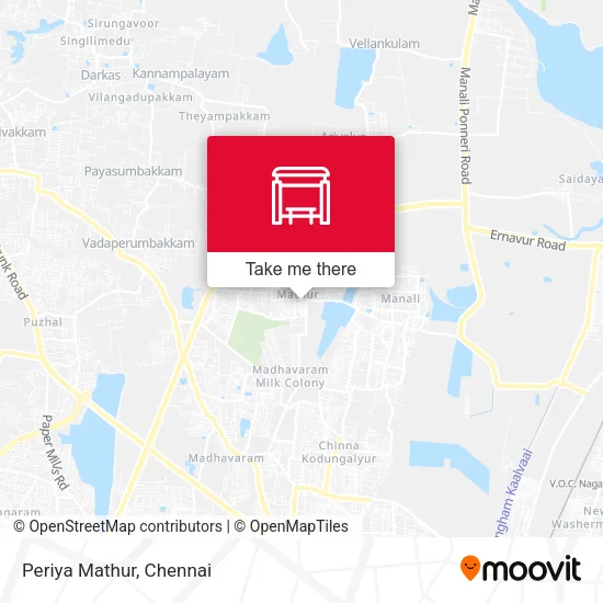 Periya Mathur map