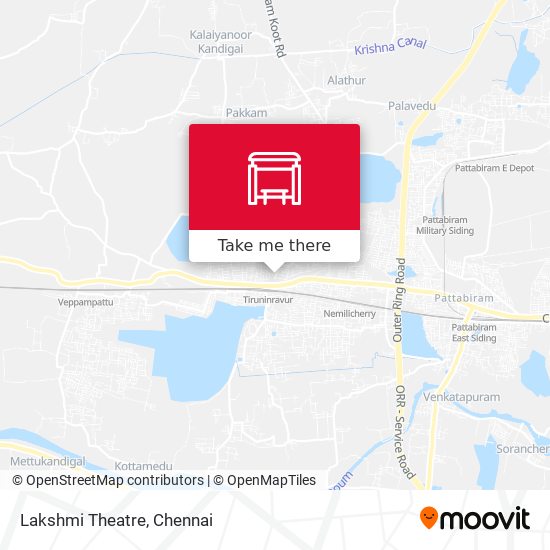 Lakshmi Theatre map