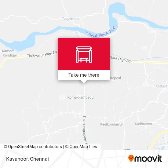 Kavanoor map