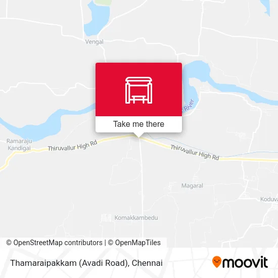 Thamaraipakkam (Avadi Road) map