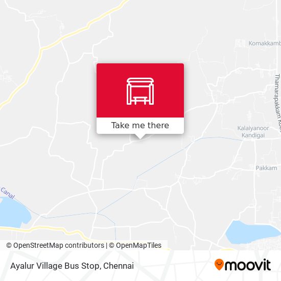 Ayalur Village Bus Stop map