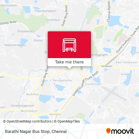 Barathi Nagar Bus Stop map