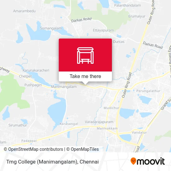 Tmg College (Manimangalam) map