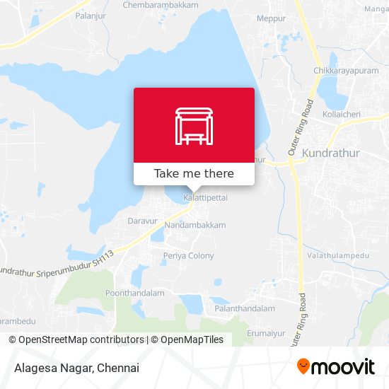 Alagesa Nagar map