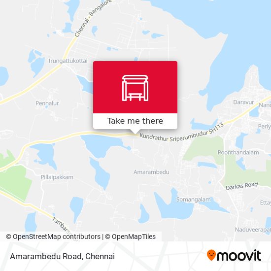 Amarambedu Road map