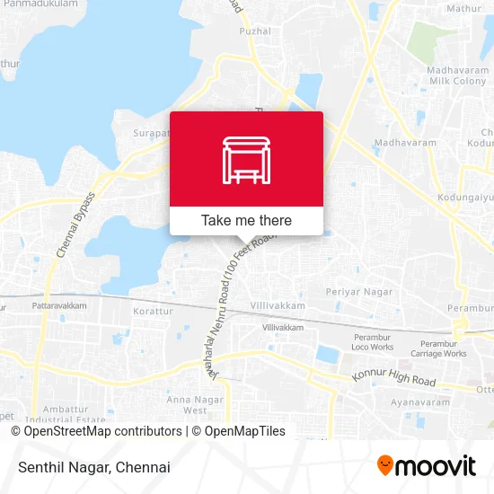 Senthil Nagar map