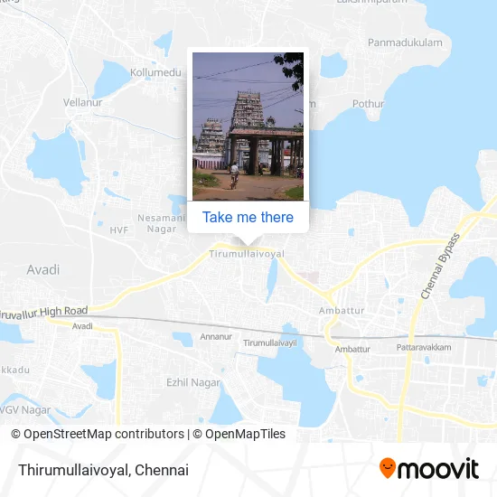 Thirumullaivoyal map