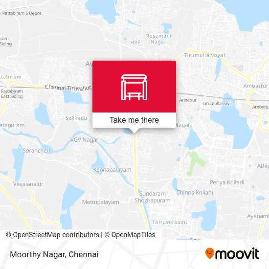 Moorthy Nagar map