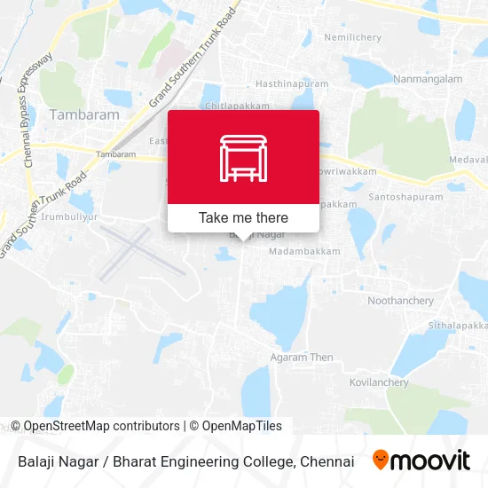 Balaji Nagar / Bharat Engineering College map