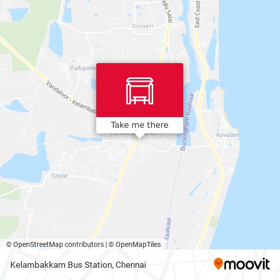 Kelambakkam Bus Station map