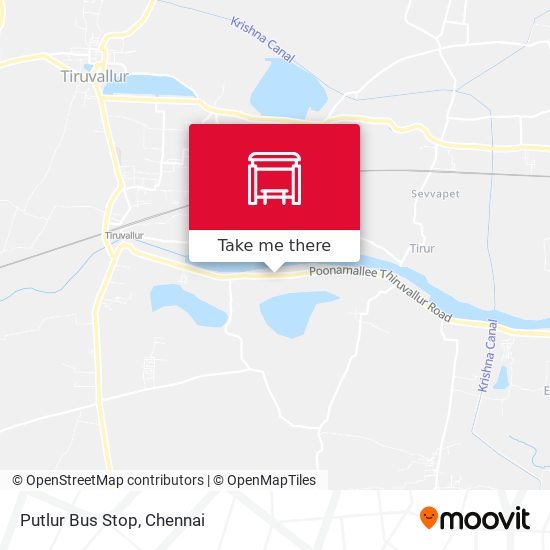 Putlur Bus Stop map