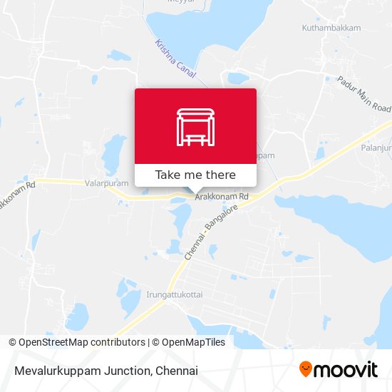 Mevalurkuppam Junction map