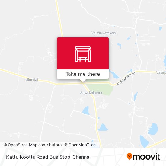 Kattu Koottu Road Bus Stop map