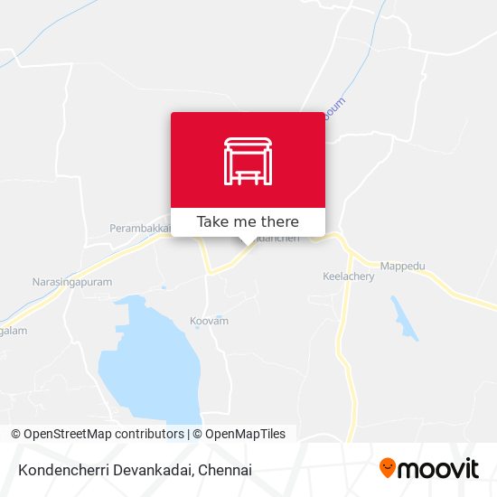 Kondencherri Devankadai map