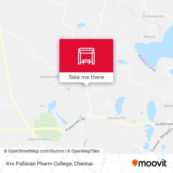 Krs Pallavan Pharm College map