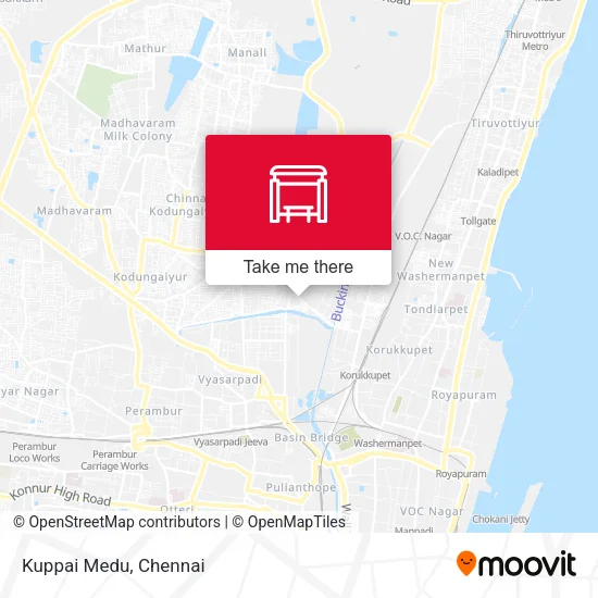 Kuppai Medu map