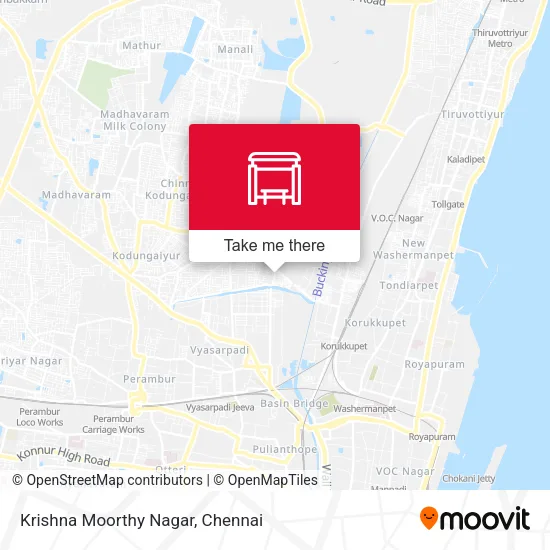 Krishna Moorthy Nagar map