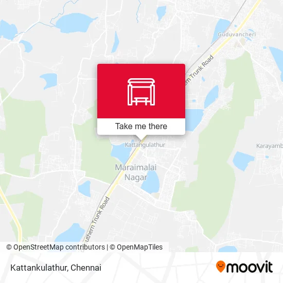 Kattankulathur map