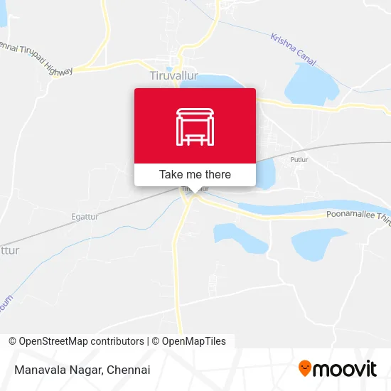 Manavala Nagar map