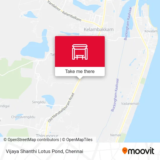 Vijaya Shanthi Lotus Pond map