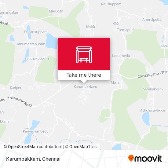 Karumbakkam map