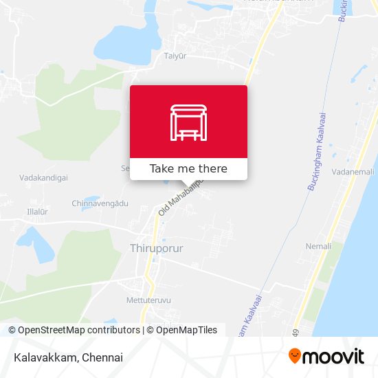 Kalavakkam map