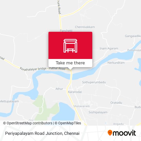Periyapalayam Road Junction map