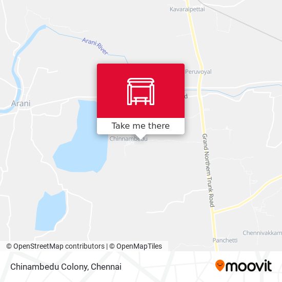 Chinambedu Colony map