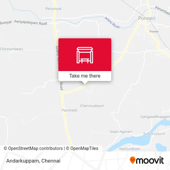 Andarkuppam map