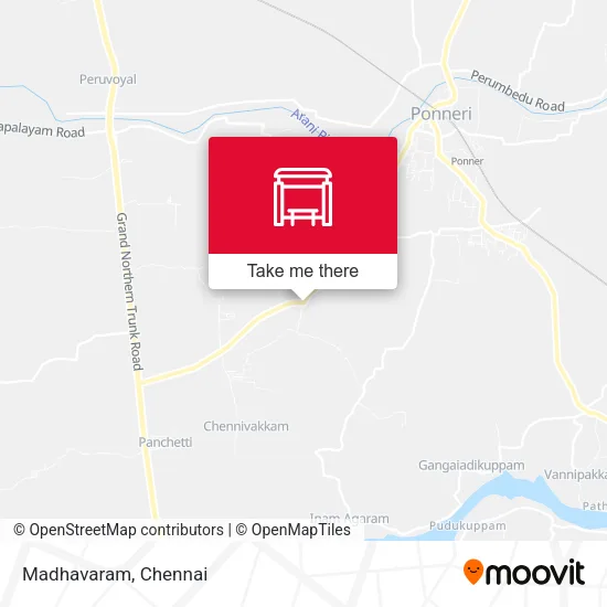 Madhavaram map