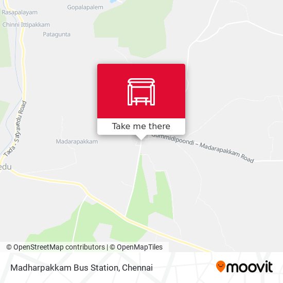 Madharpakkam Bus Station map