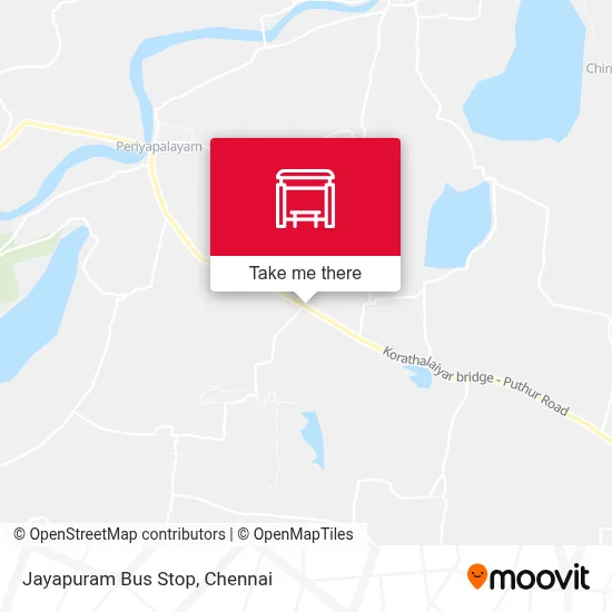 Jayapuram Bus Stop map