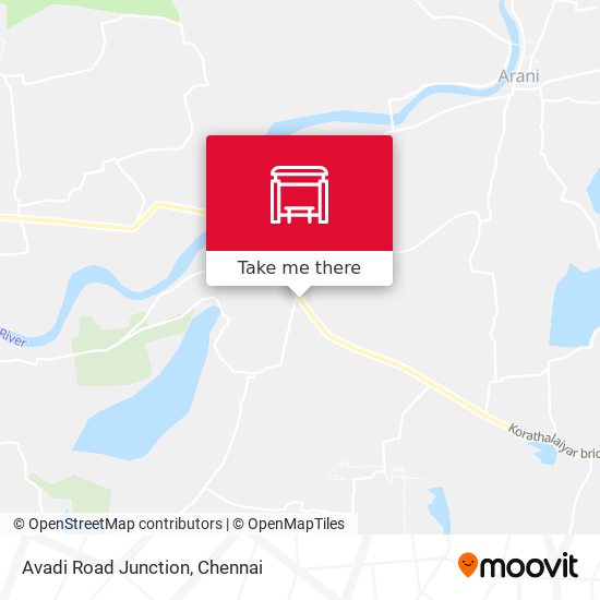 Avadi Road Junction map