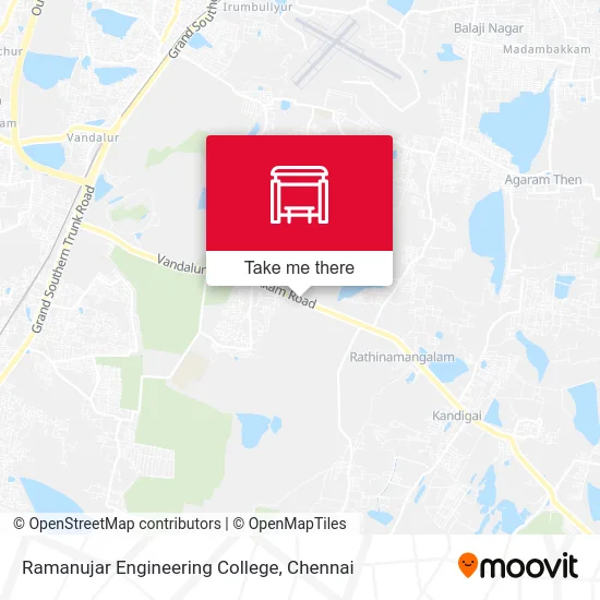 Ramanujar Engineering College map