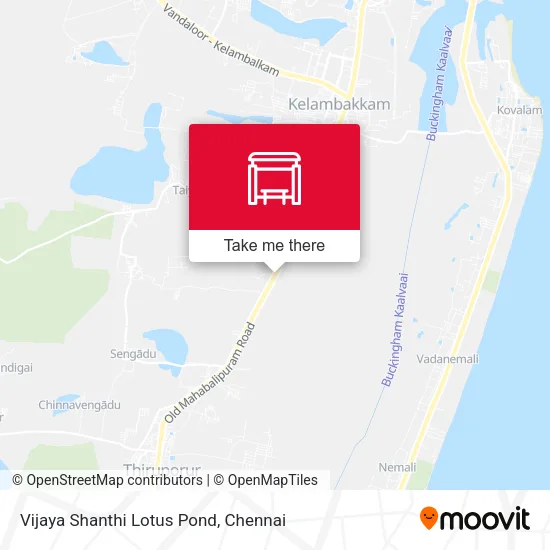 Vijaya Shanthi Lotus Pond map