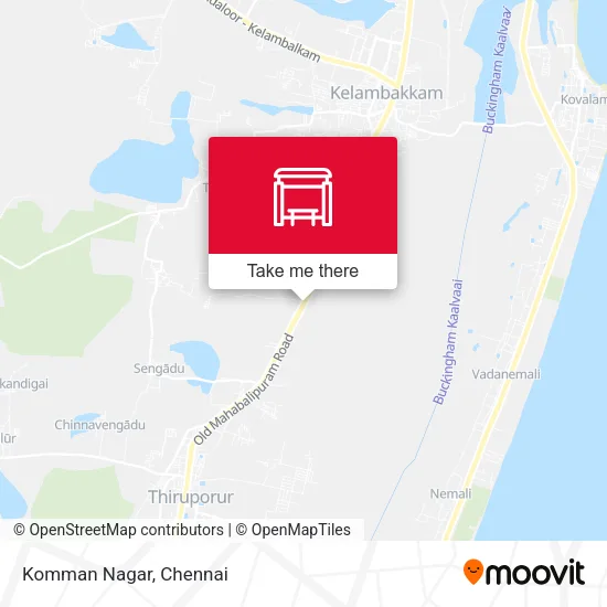 Komman Nagar map
