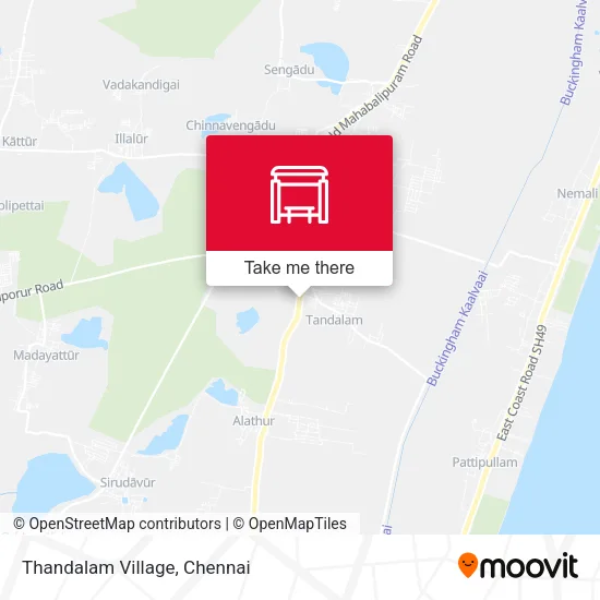 Thandalam Village map