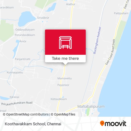 Koothavakkam School map