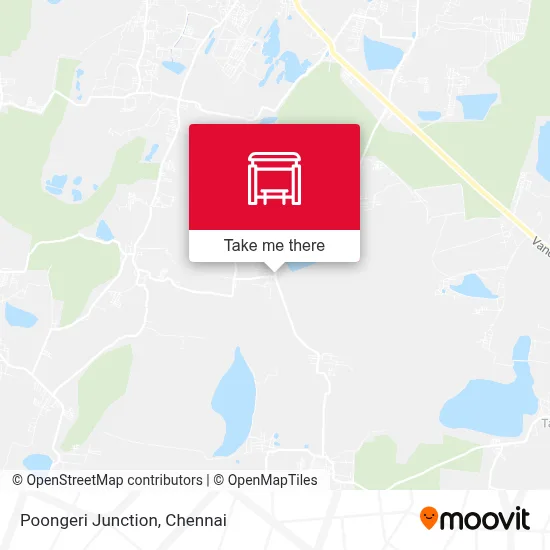 Poongeri Junction map